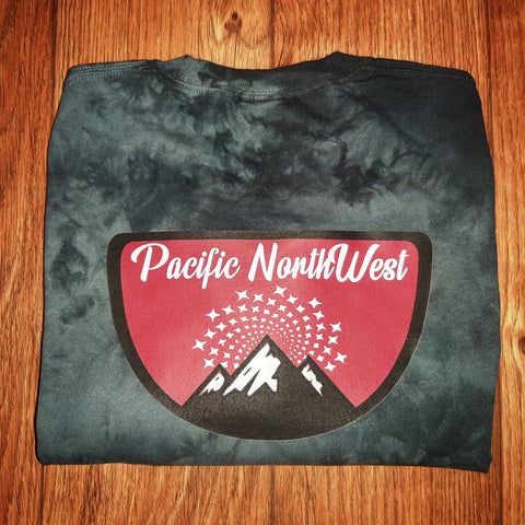 Crystal Dyed PNW Stars Tee