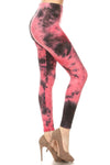 Pink Tie-Dye Leggings